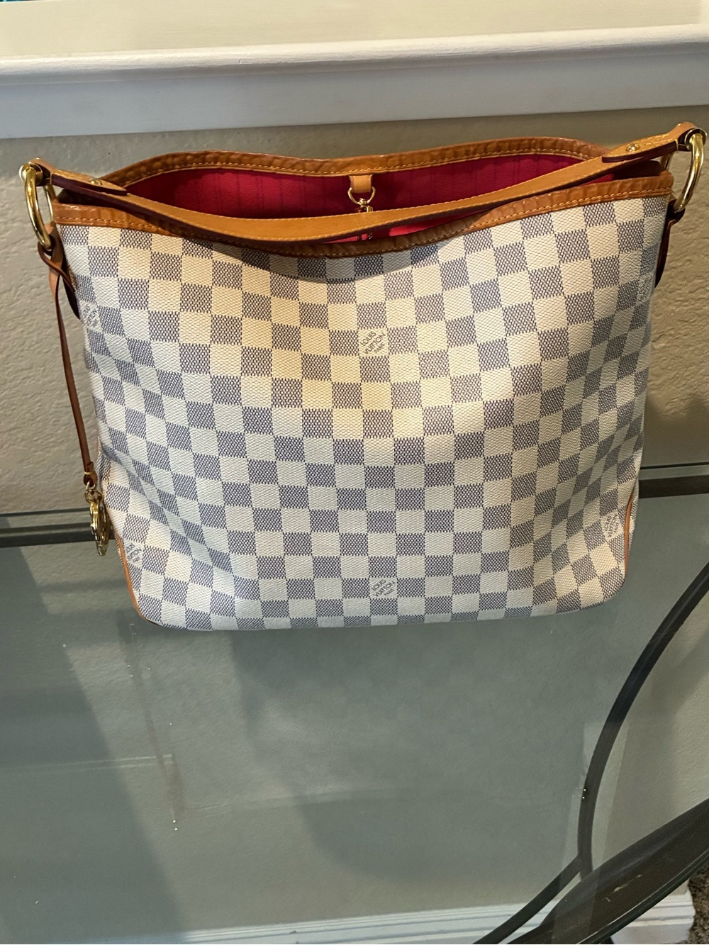 Louis Vuitton authentic Damier Azur Delightful PM